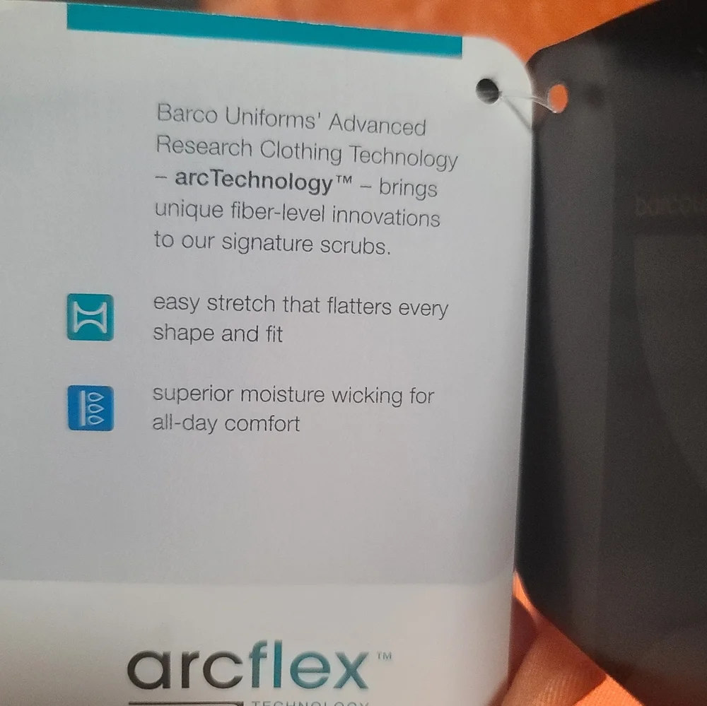 Brand New Orange and Gray NRG by Barco 2-Pc Matching Scrubs Set - Picture 13 of 16